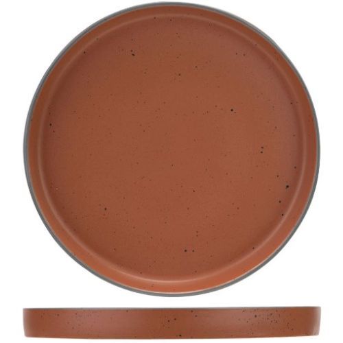 Plate 25cm COPENHAGUE RED CLAY