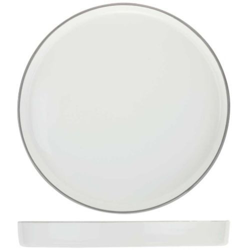 Plate 21cm COPENHAGUE GREY LINE